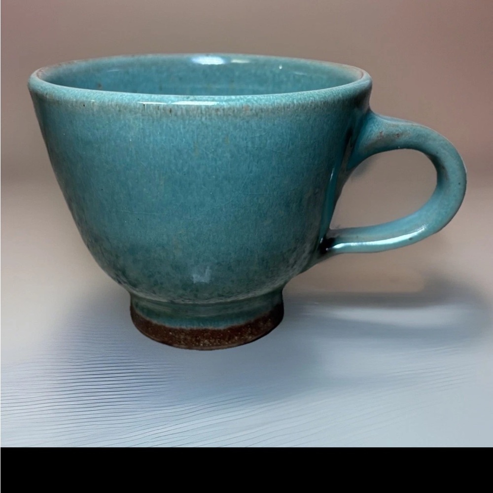 Elegant Teal Ceramic Mug